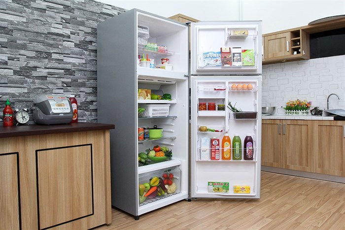 Tủ lạnh Toshiba 409 lít GR-T46VUBZ LS1 Màu Bạc