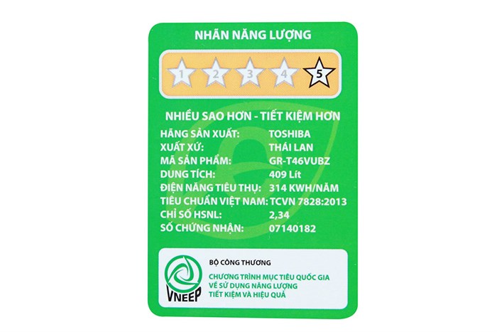 Tủ lạnh Toshiba 409 lít GR-T46VUBZ N1 Màu Nâu nhạt