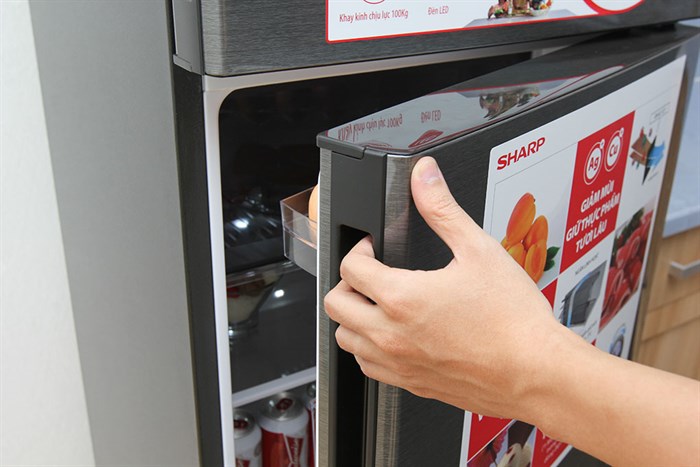 Tủ lạnh Sharp 271 lít SJ-280E-DS Màu Xám