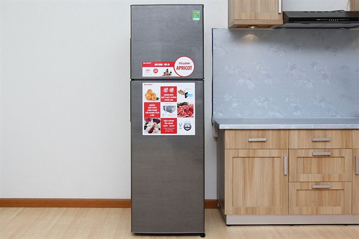 Tủ lạnh Sharp 271 lít SJ-280E-DS Màu Xám