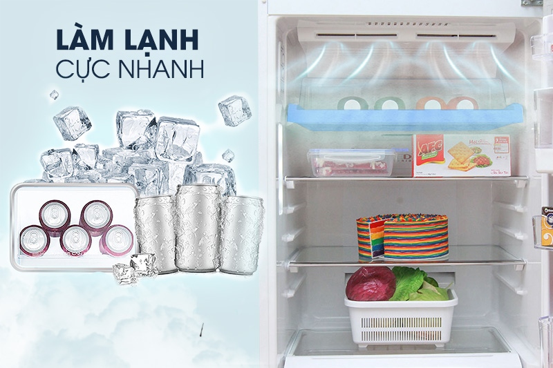 Ngăn làm lạnh kép Dual Cooling Zone tiện lợi Ngăn làm lạnh kép Dual Cooling Zone tiện lợi