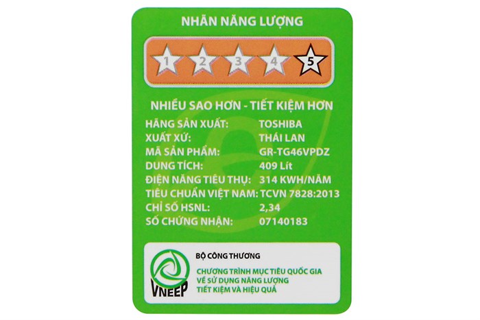 Tủ lạnh Toshiba Inverter 409 lít GR-TG46VPDZ Màu Đen