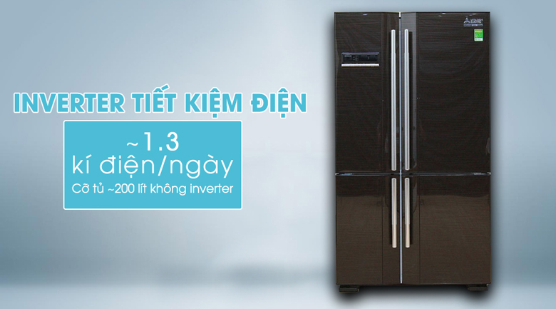 Tủ lạnh Mitsubishi Electric Inverter 580 lít MR-L72EH-BRW