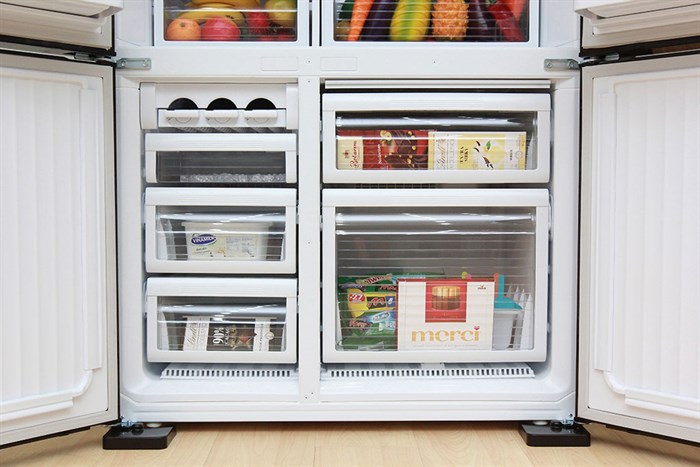 Tủ lạnh Mitsubishi Electric Inverter 580 lít MR-L72EH-BRW Màu Đen - nâu