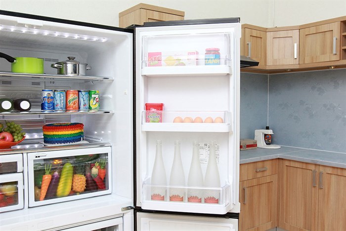 Tủ lạnh Mitsubishi Electric Inverter 580 lít MR-L72EH-BRW Màu Đen - nâu