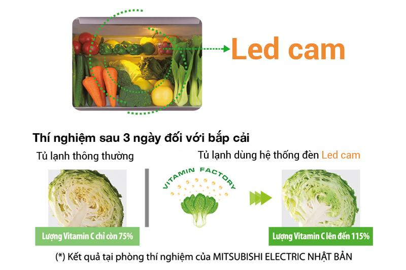 Tủ lạnh Mitsubishi Electric 460 lít MR-F55EH-SLW