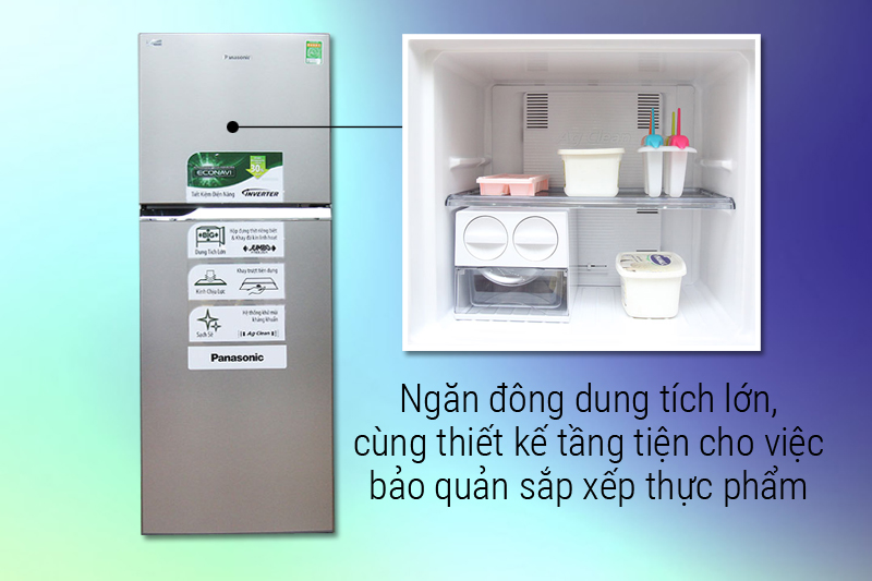Ngăn đông dung tích lớn