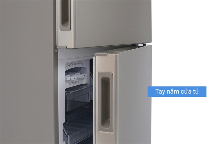 Tủ lạnh Panasonic Inverter 363 lít NR-BX418XSVN Màu Xám