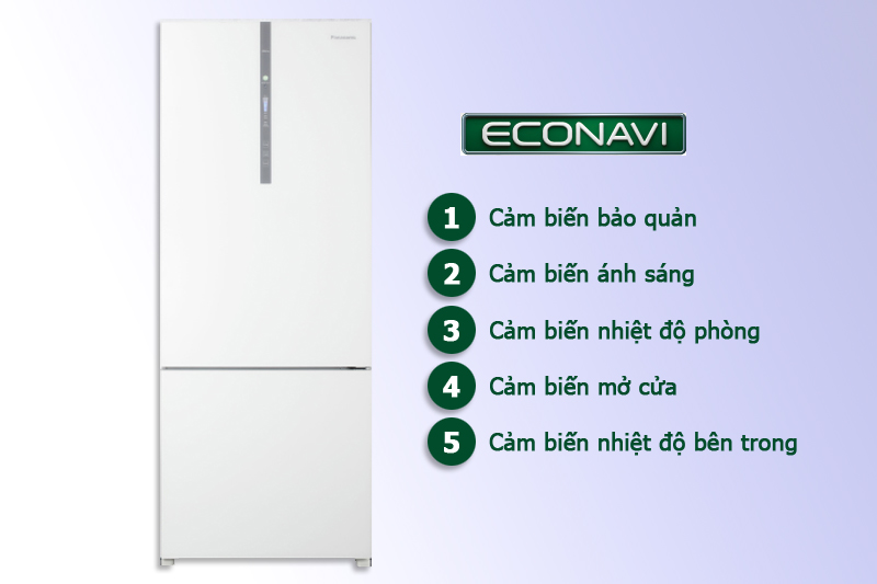 Tủ lạnh Panasonic NR-BX418GWVN