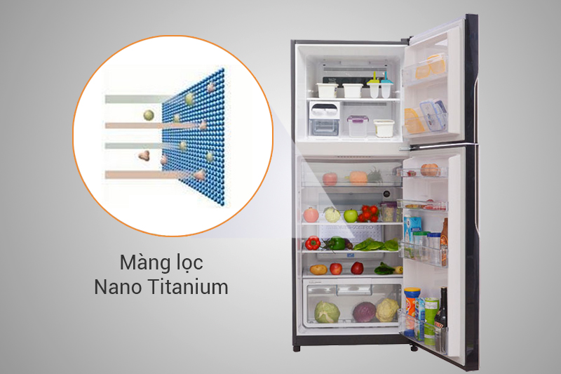 Hitachi R-VG440PGV3 GPW trang bị công nghệ Nano Titanium