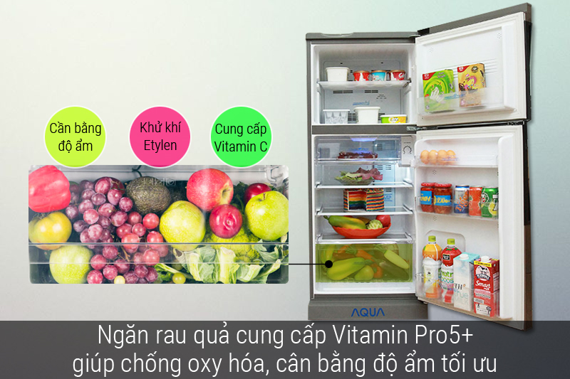 Ngăn rau cung cấp Vitamin C