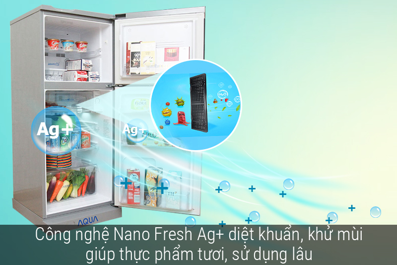 Công nghệ Nano Fresh Ag+ diệt khuẩn, khử mùi
