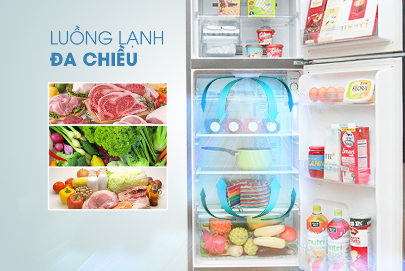 Làm lạnh nhanh và hiệu quả với luồng khí lạnh đa chiều