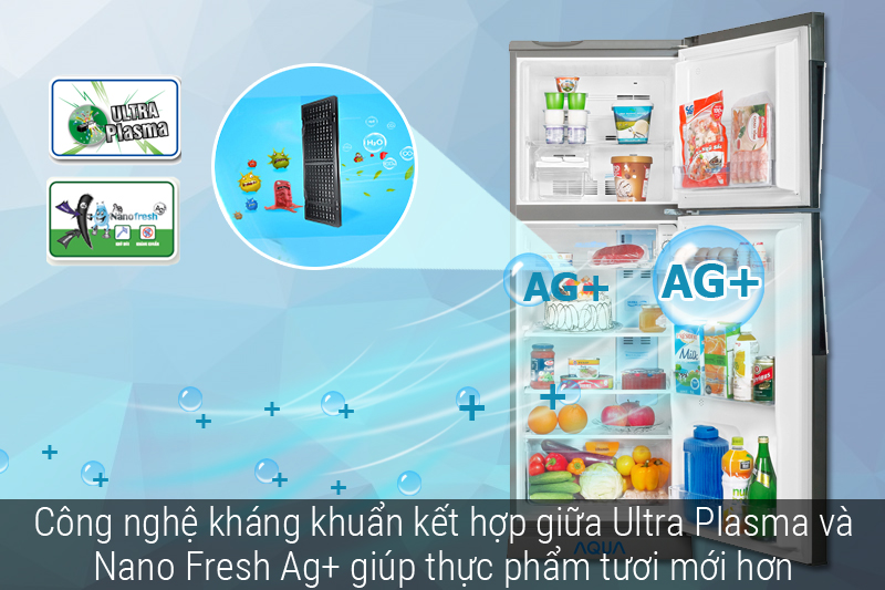 Công nghệ diệt khuẩn Nano Fresh Ag+ và Ultra Plasma