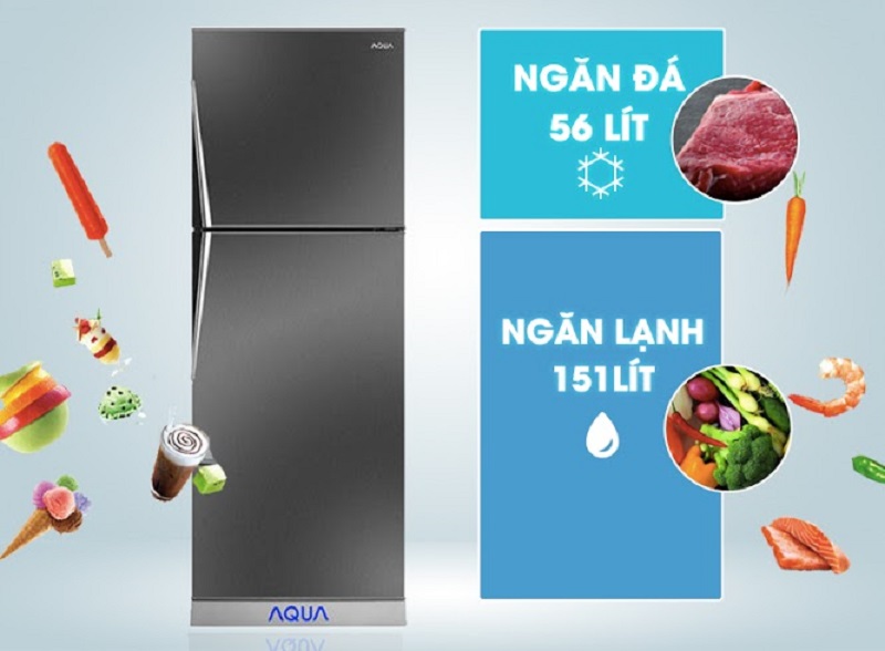 Tủ lạnh Aqua Inverter 211 lít AQR-T238FA(FB) Mới 2021 giá rẻ tại Điện Máy  Đất Việt