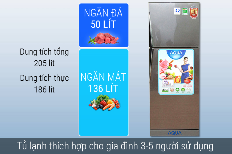Dung tích tủ lạnh