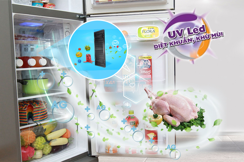 Bảo vệ thực phẩm cao với tính năng UV LED và công nghệ Nano Fresh Ag+