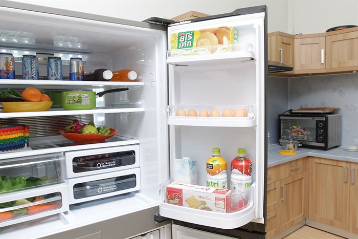 Tủ lạnh Sharp Inverter 556 lít SJ-FX630V-ST Màu Xám