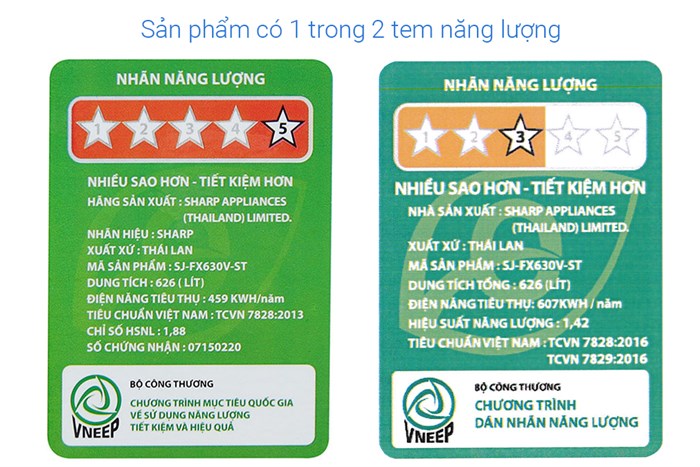 Tủ lạnh Sharp Inverter 556 lít SJ-FX630V-ST Màu Xám