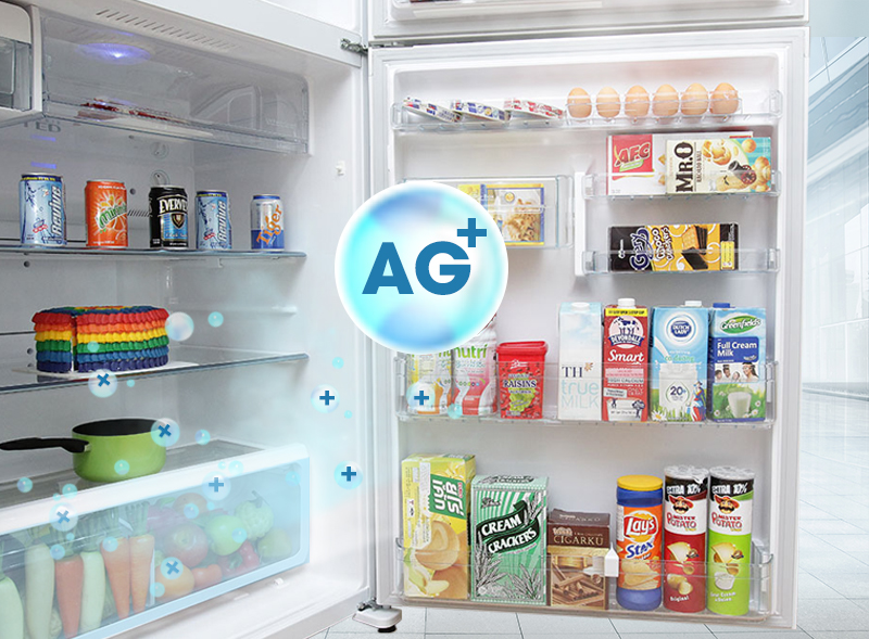 Ngăn rau củ với Ag+ giúp rau củ tươi lâu Ngăn rau củ với Ag+ giúp rau củ tươi lâu