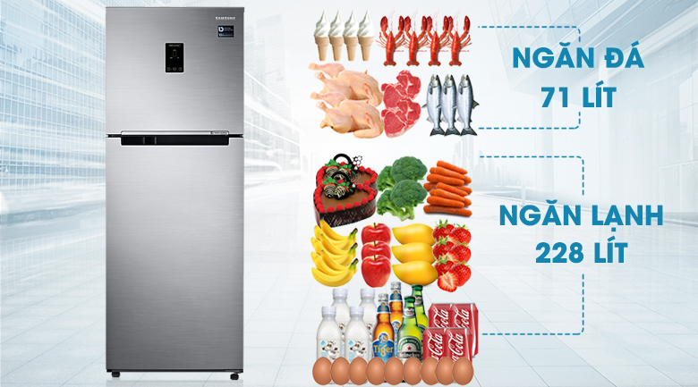 Tủ lạnh Samsung Inverter 299 lít RT29K5532S8/SV