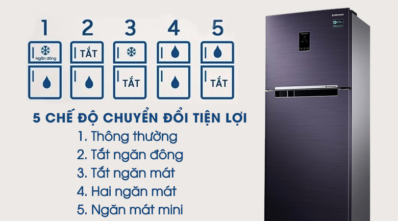 Tủ lạnh Samsung Inverter 299 lít RT29K5532UT/SV