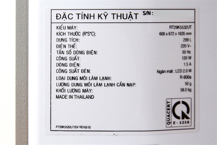 Tủ lạnh Samsung Inverter 299 lít RT29K5532UT/SV Màu Đen - Tím