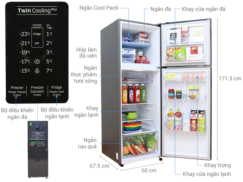 Tủ lạnh Samsung 320 lít RT32K5532UT/SV