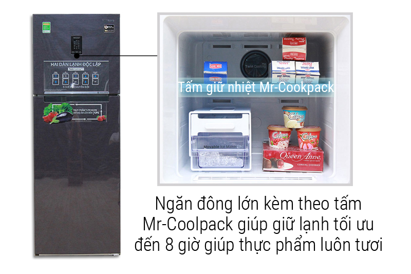 Giữ nhiệt đến 8 giờ cùng tấm Mr-Coolpack
