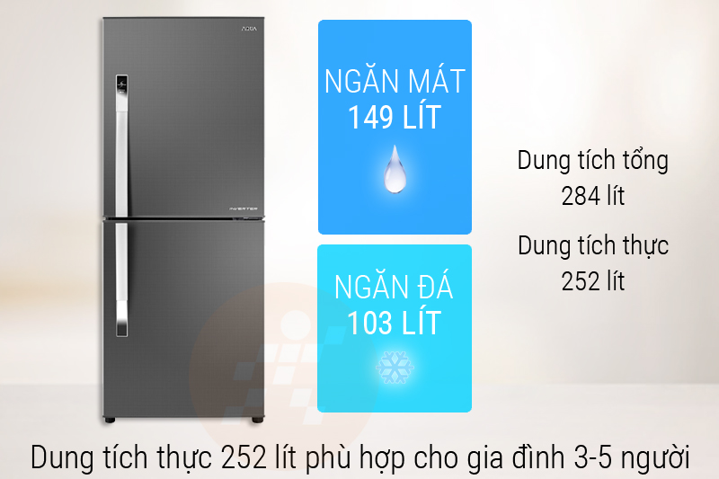 Dung tích tủ lạnh
