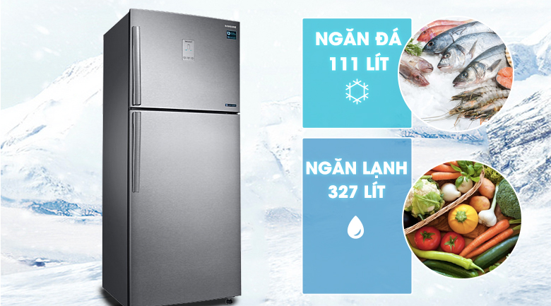 Tủ lạnh Samsung Inverter 438 lít RT43K6331SL/SV