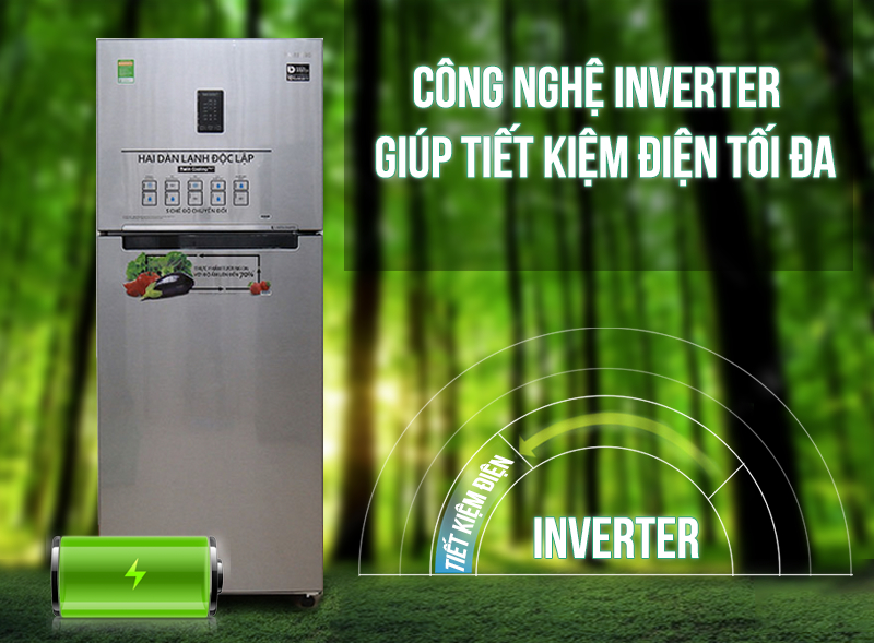 Công nghệ Digital Inverter tiết kiệm năng lượng, vận hành êm ái Công nghệ Digital Inverter tiết kiệm năng lượng, vận hành êm ái