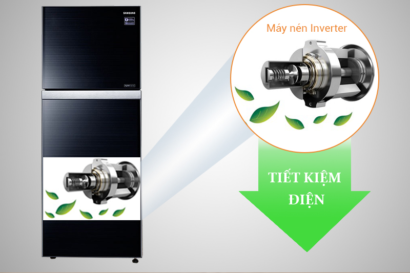 Samsung RT38K5032GL/SV trang bị công nghệ Inverter