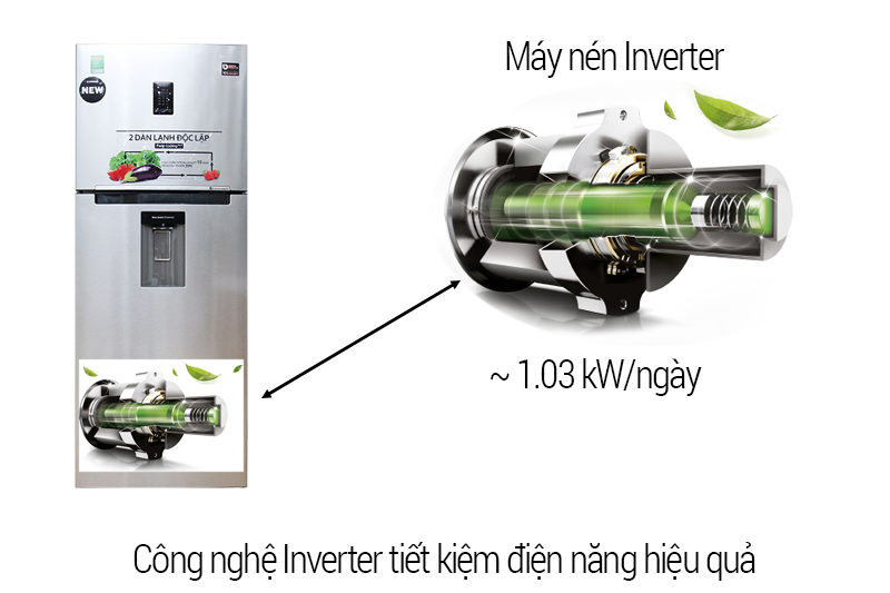 Tủ lạnh Samsung 380 lít RT38K5982SL/SV tiết kiệm điện tối ưu