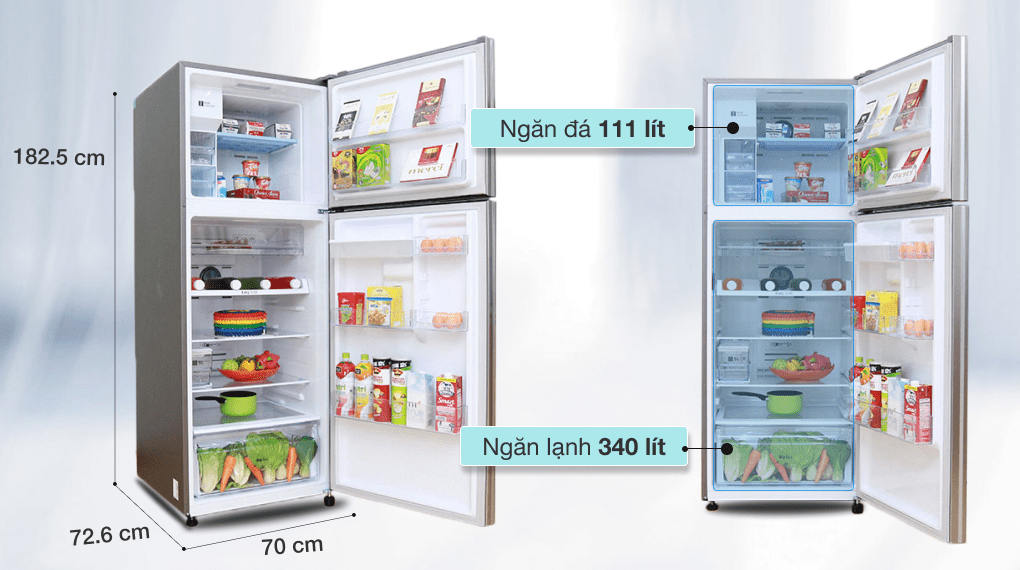 Tủ lạnh Samsung Inverter 451 lít RT46K6836SL/SV