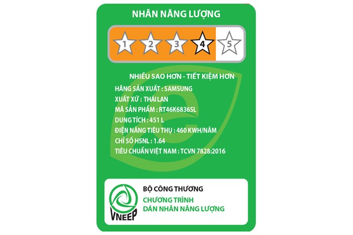 Tủ lạnh Samsung Inverter 451 lít RT46K6836SL/SV Màu Xám