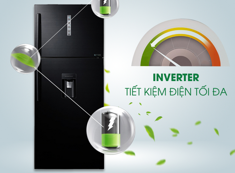 Với Inverter, chiếc tủ lạnh Samsung RT58K7100BS/SV này sẽ cực kỳ tiết kiệm điện năng Với Inverter, chiếc tủ lạnh Samsung RT58K7100BS/SV này sẽ cực kỳ tiết kiệm điện năng