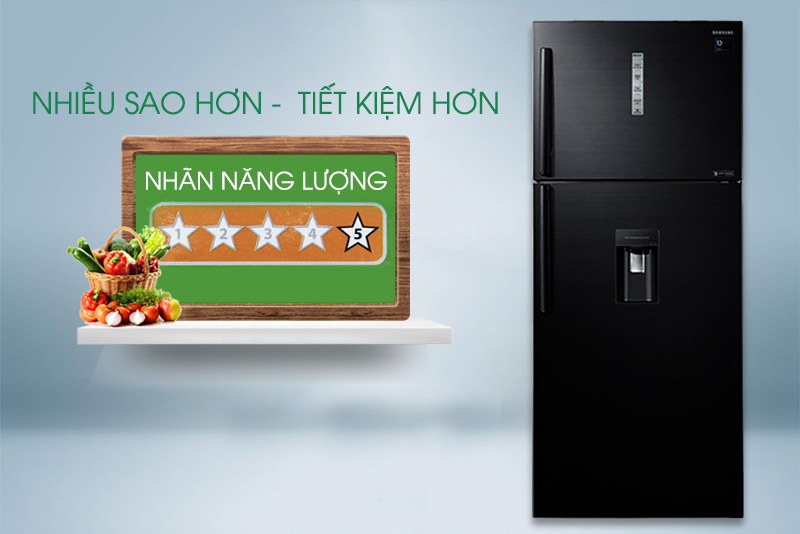 Chiếc tủ này còn được đánh giá 5 sao Nhãn năng lượng theo tiêu chuẩn về điện năng tiêu thụ của Bộ Công thương Chiếc tủ này còn được đánh giá 5 sao Nhãn năng lượng theo tiêu chuẩn về điện năng tiêu thụ của Bộ Công thương