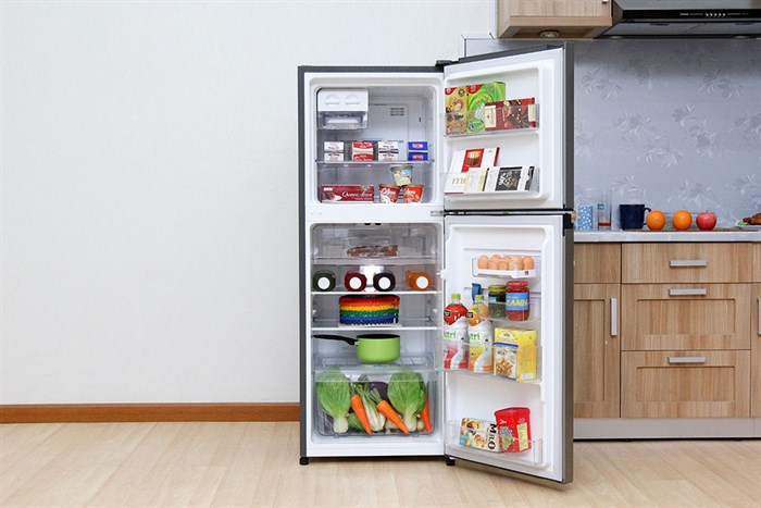 Tủ lạnh Electrolux Inverter 211 lít ETB2100MG Màu Bạc