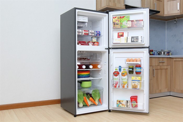 Tủ lạnh Electrolux Inverter 211 lít ETB2100MG Màu Bạc