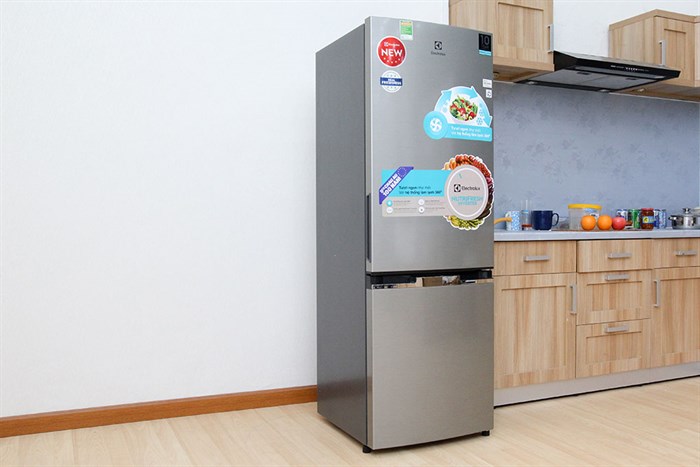 Tủ lạnh Electrolux Inverter 251 lít EBB2600MG Màu Bạc