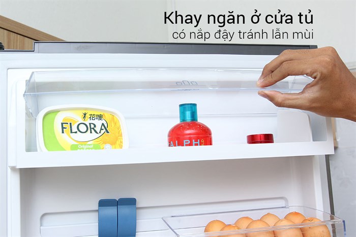 Tủ lạnh Electrolux 343 lít EBE3500AG Màu Xám đậm