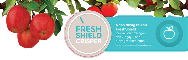 Ngăn rau củ Fresh Shield giữ độ ẩm tốt hơn