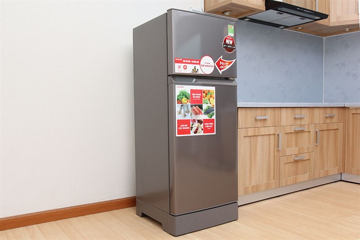 Tủ lạnh Sharp 180 lít SJ-194E-BS Màu Xám