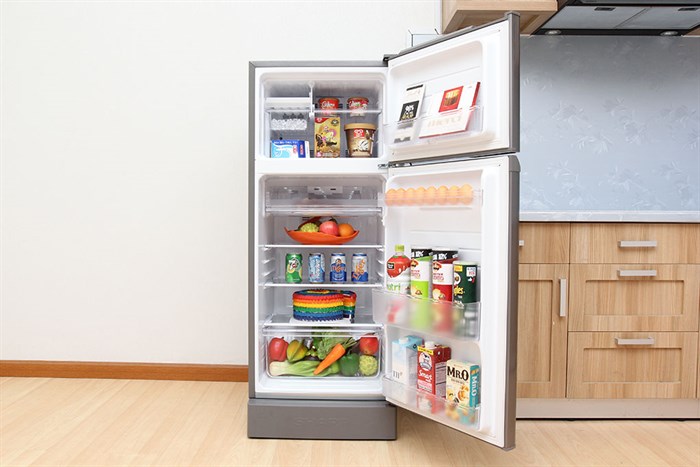 Tủ lạnh Sharp 180 lít SJ-194E-BS Màu Xám