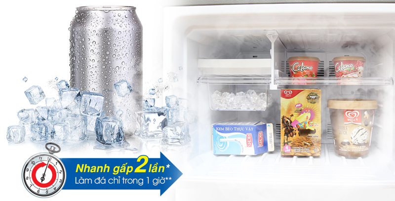 Khả năng làm đá nhanh chóng. Khả năng làm đá nhanh chóng.