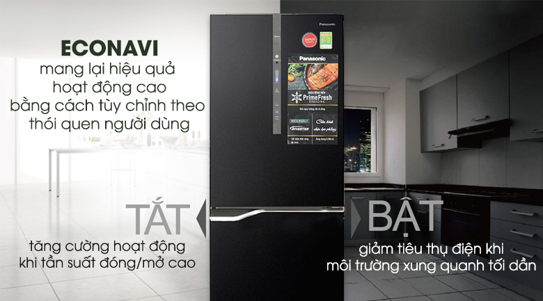 Tủ lạnh Panasonic Inverter 255 lít NR-BV288GKVN