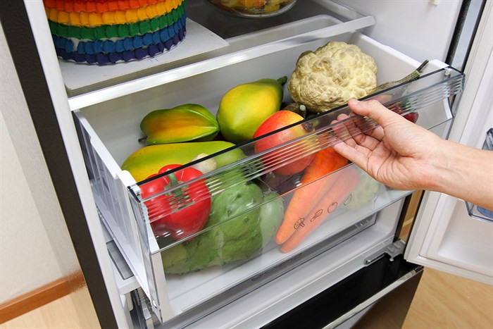 Tủ lạnh Panasonic Inverter 255 lít NR-BV288GKVN Màu Đen