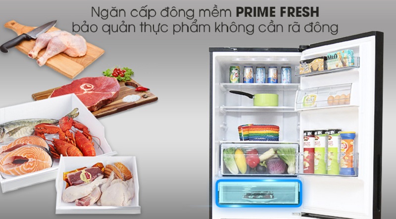 Tiết kiệm thời gian hơn với ngăn cấp đông mềm - Tủ lạnh Panasonic Inverter 290 lít NR-BV328GKVN Tiết kiệm thời gian hơn với ngăn cấp đông mềm - Tủ lạnh Panasonic Inverter 290 lít NR-BV328GKVN