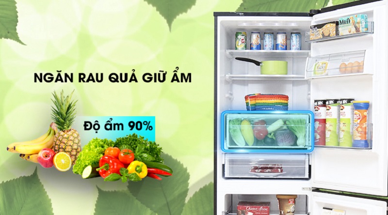 Trang bị ngăn chuyên chứa rau củ quả - Tủ lạnh Panasonic Inverter 290 lít NR-BV328GKVN Trang bị ngăn chuyên chứa rau củ quả - Tủ lạnh Panasonic Inverter 290 lít NR-BV328GKVN
